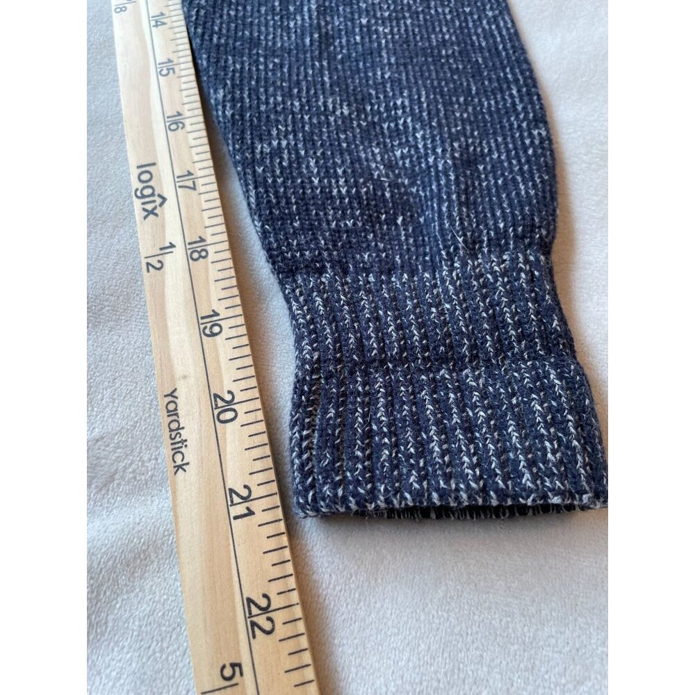 J. Hall M Cotton Waffle Knit Half-Zip Grampacore Sweater Y2K Medium - Picture 9 of 10